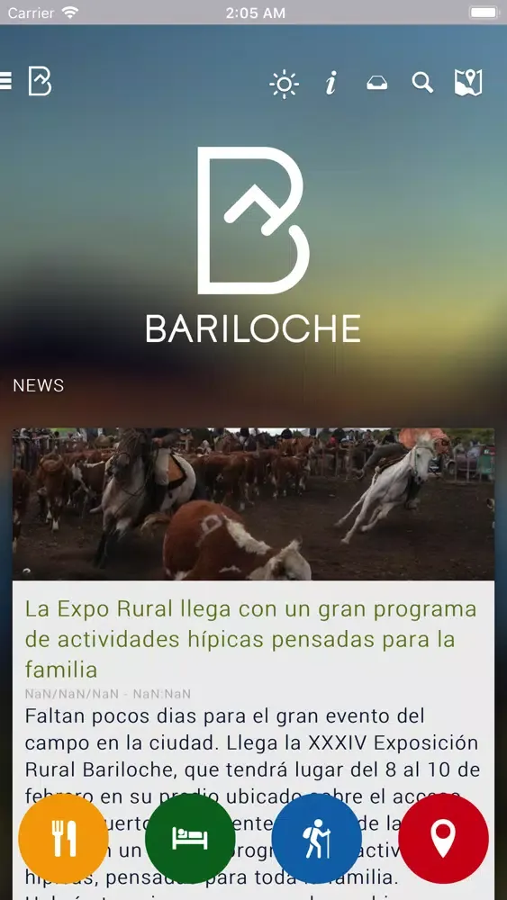 ภาพหน้าจอของ Guía de Bariloche