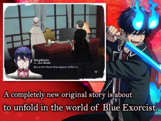 Capturas de tela do AlternaVvelt Blue Exorcist AS iPad 