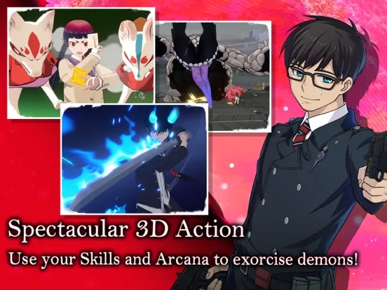 Capturas de tela do AlternaVvelt Blue Exorcist AS iPad 