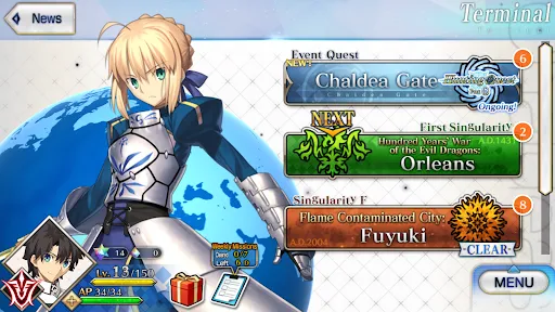 Capturas de pantalla de Fate/Grand Order (English)