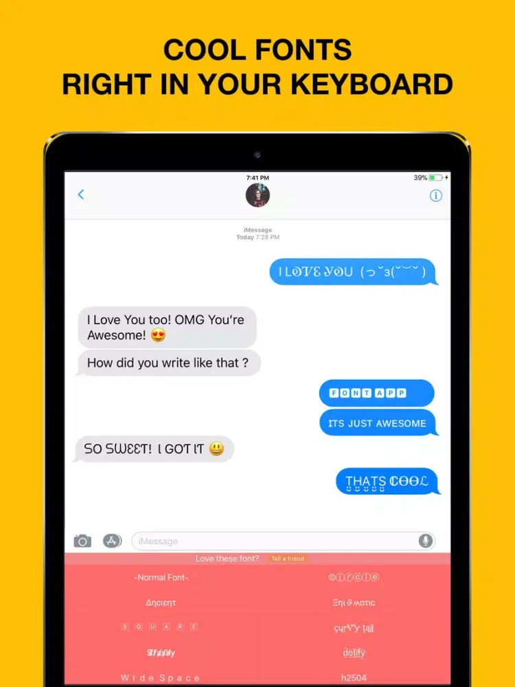 Font App Pro -Cool Text Styles iPad  স্ক্রিনশট