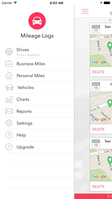 Mileage Logs應用截圖