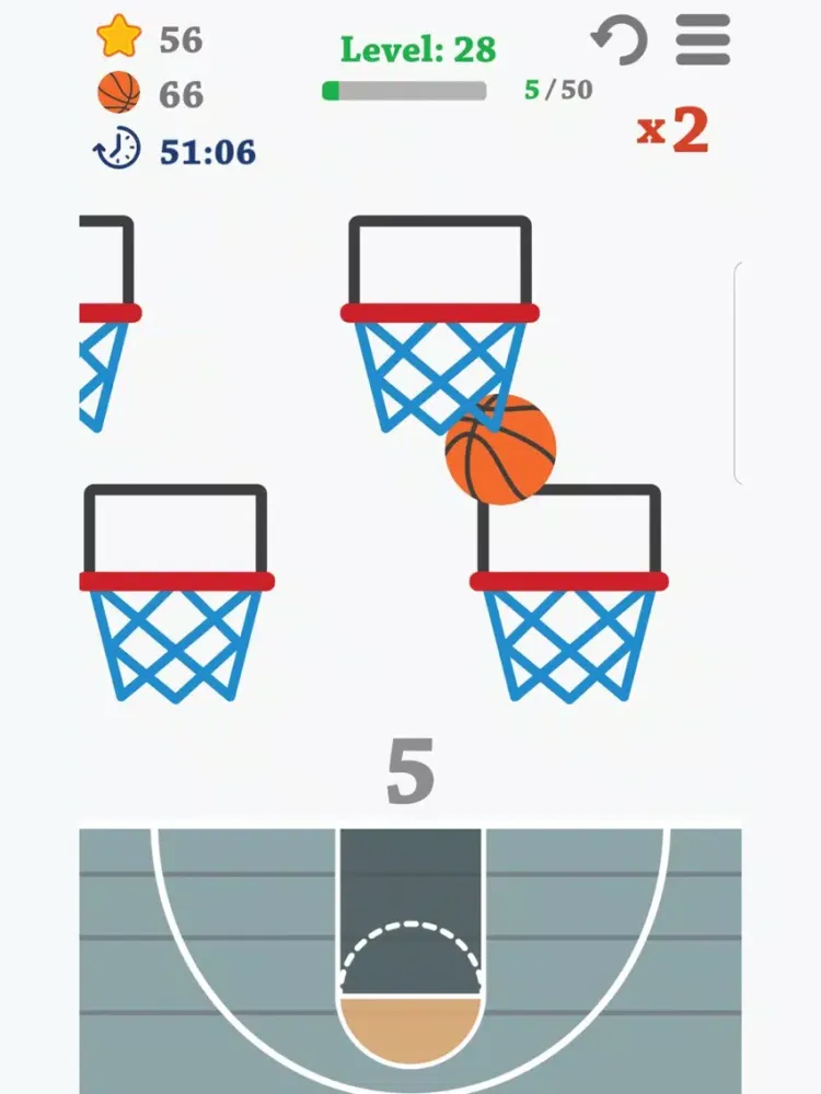 Captures d'écran de Basketball shooter challenge iPad 