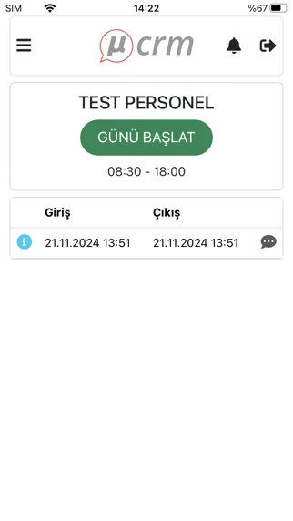 Zrzuty ekranu uCRM PDKS