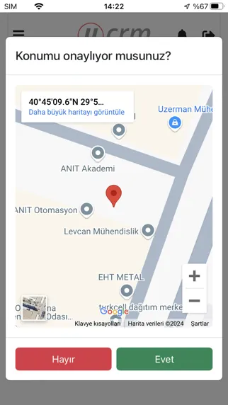 Zrzuty ekranu uCRM PDKS