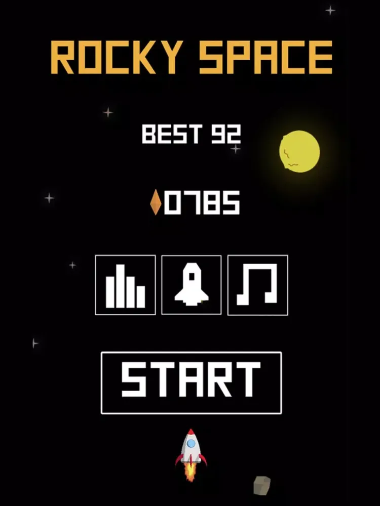 Tangkapan layar Rocky Space iPad 