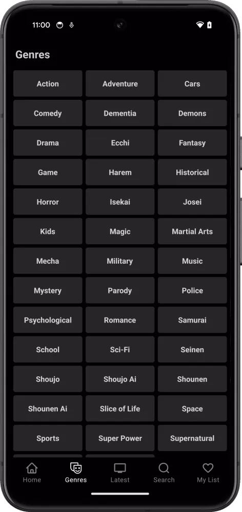 Zrzuty ekranu AniVerse