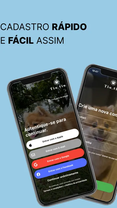 Tiutiu: Adoção de animais Screenshots