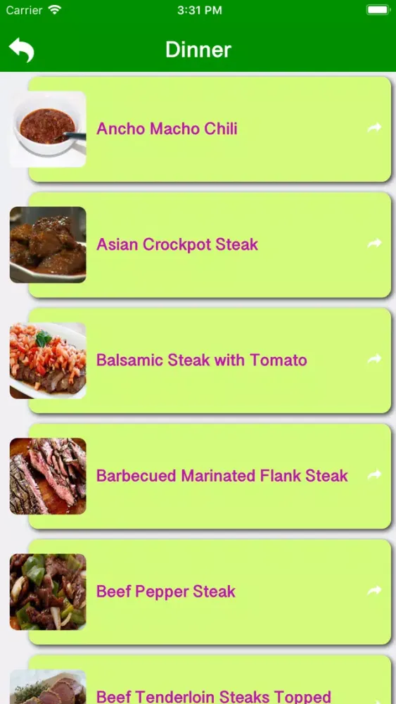Скриншоты CooK BooK - Recipes