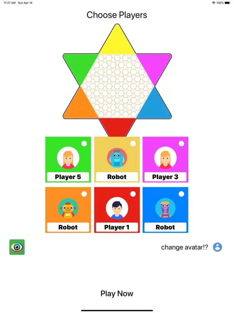 Chinese Checkers. iPad  Screenshots