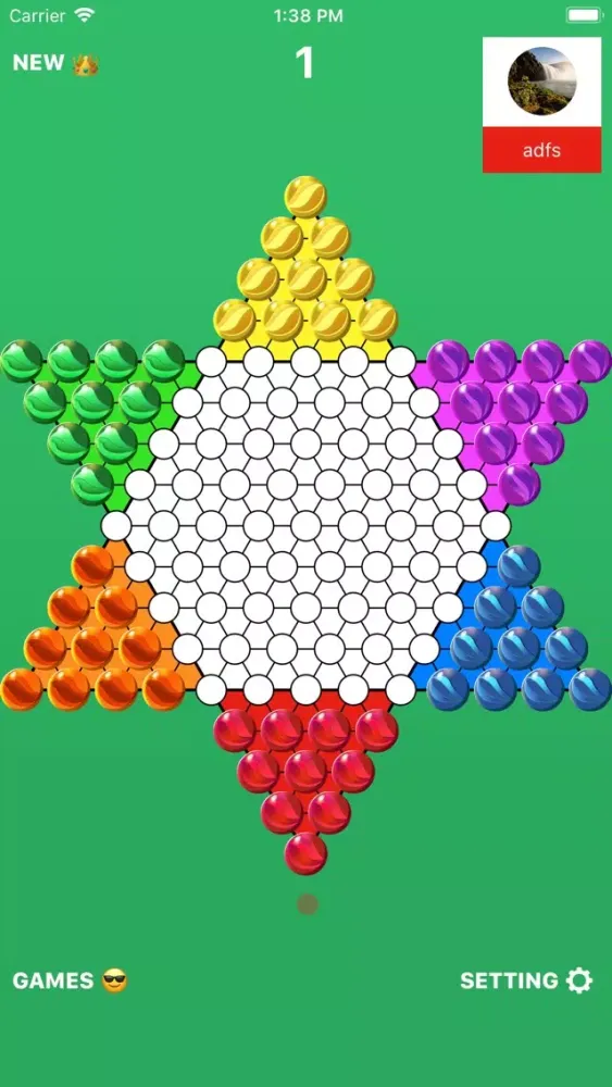 Chinese Checkers. Screenshots
