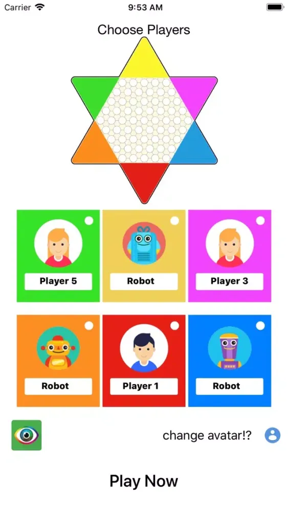 Chinese Checkers. Screenshots