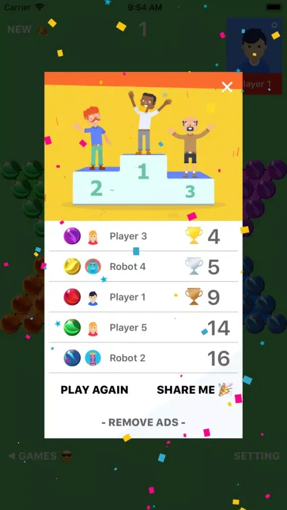 Chinese Checkers. Screenshots