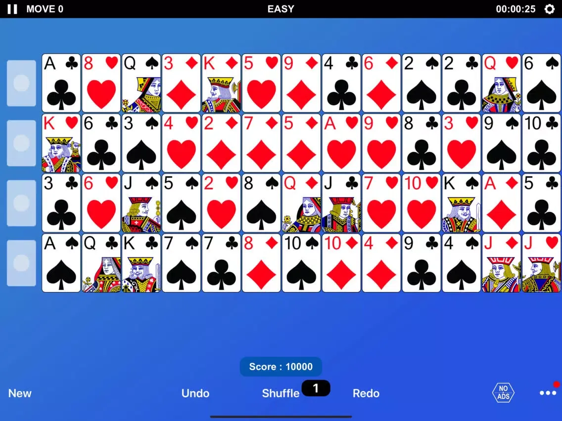 ภาพหน้าจอของ Gaps Solitaire iPad 