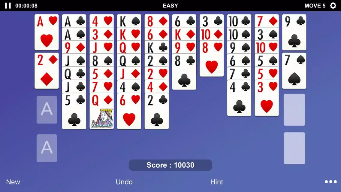 ภาพหน้าจอของ Gaps Solitaire