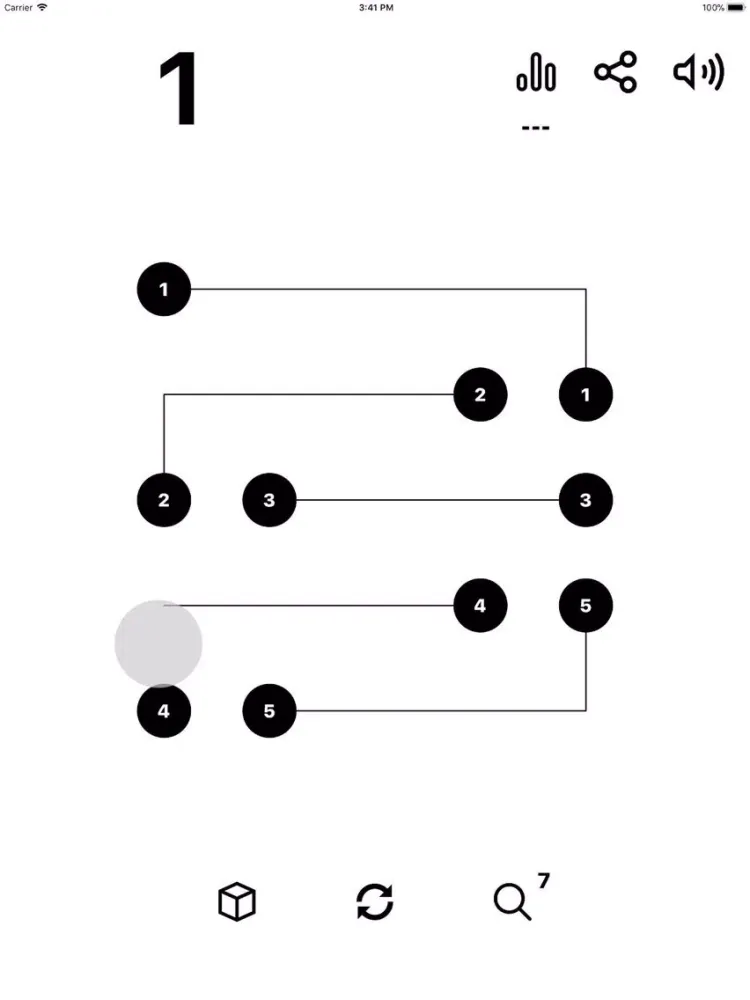 Ảnh chụp màn hình của NumberLink Game iPad 