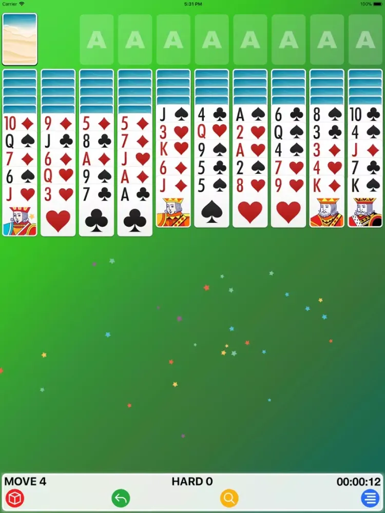 Spider - Classic Card Game iPad  スクリーンショット