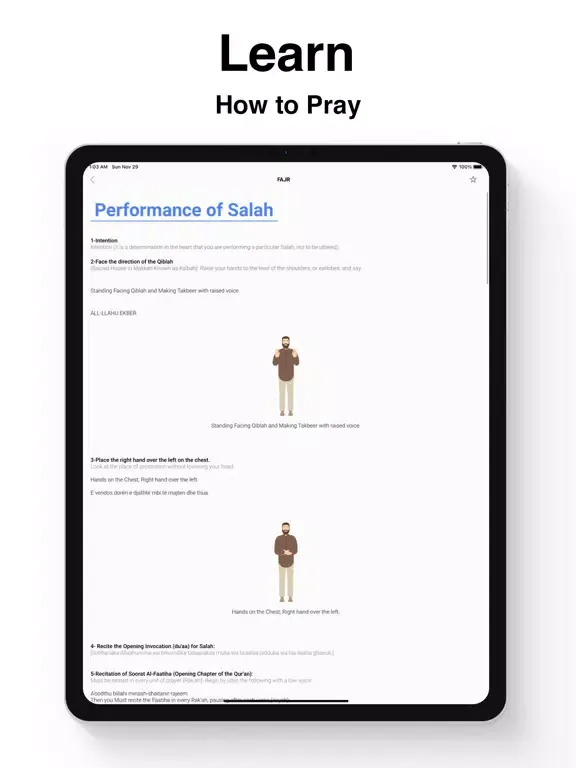 Muslim Azan and Prayer App iPad  स्क्रीनशॉट