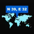 GPS Coordinates Locator Map