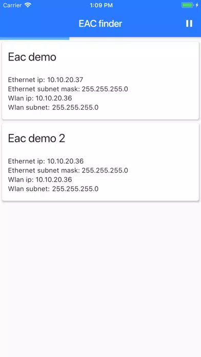 EAC finder Screenshots