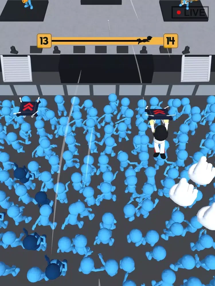Crowd Surfing 3D iPad  سکرین شاٹس