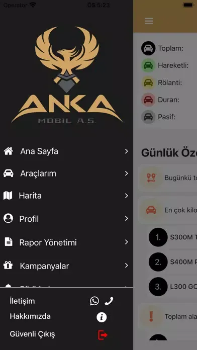 Captures d'écran de Anka Araç Takip