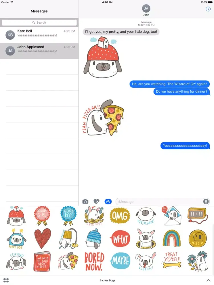 Ảnh chụp màn hình của Badass Dogs by Anke Weckmann iPad 