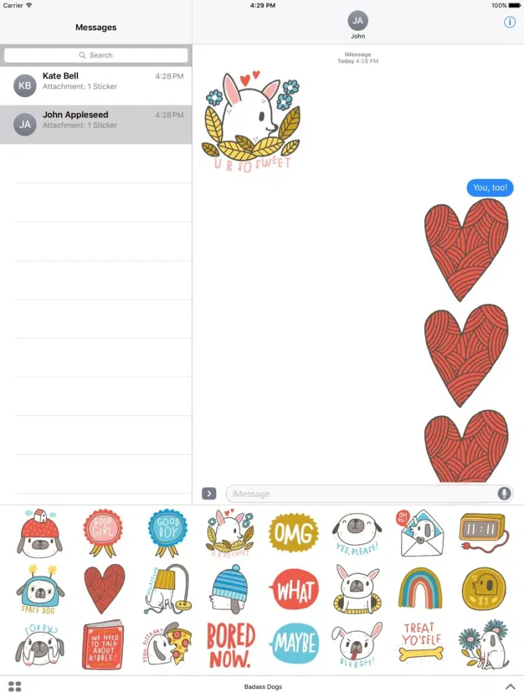 Ảnh chụp màn hình của Badass Dogs by Anke Weckmann iPad 