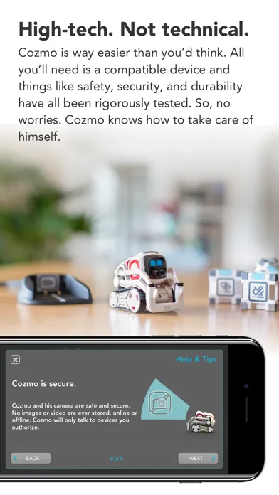 Capturas de pantalla de Cozmo