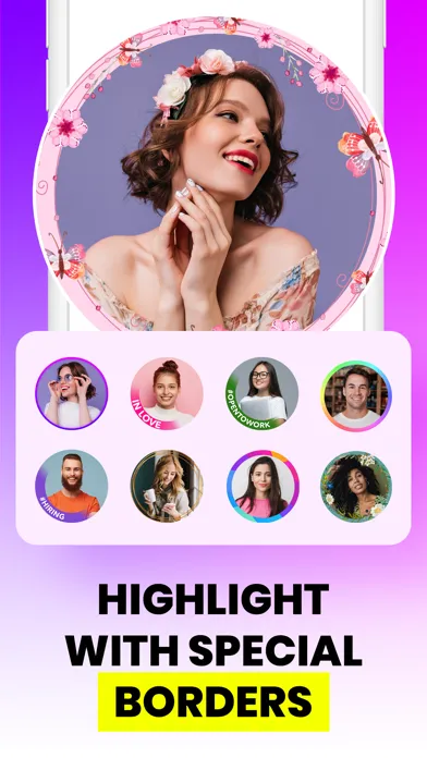 Profile Picture Maker & Editor Screenshots