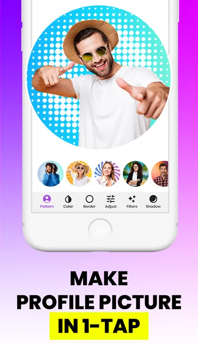 Profile Picture Maker & Editor Screenshots