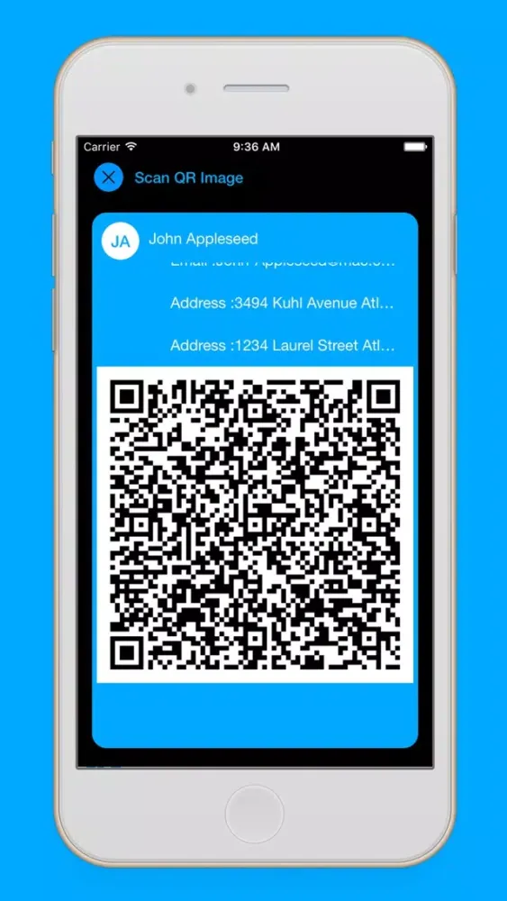 Share and Scan Contact應用截圖