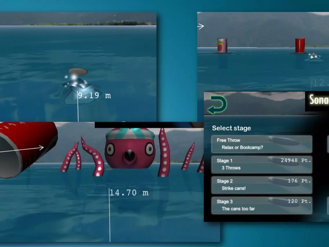 Mizukiri -Stone skipping- is this a game? sport? or relaxation? iPad  スクリーンショット
