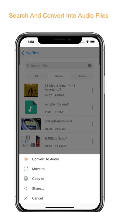 تصاویر MP3 Converter & Video To Audio