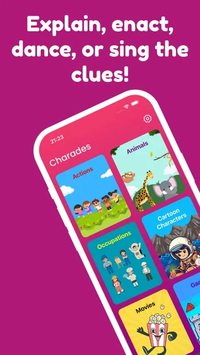 Captures d'écran de Headbands - Charades for Kids