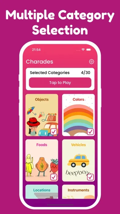 Captures d'écran de Headbands - Charades for Kids