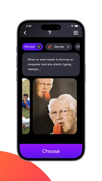 Captures d'écran de Meme Challenge: Group Game