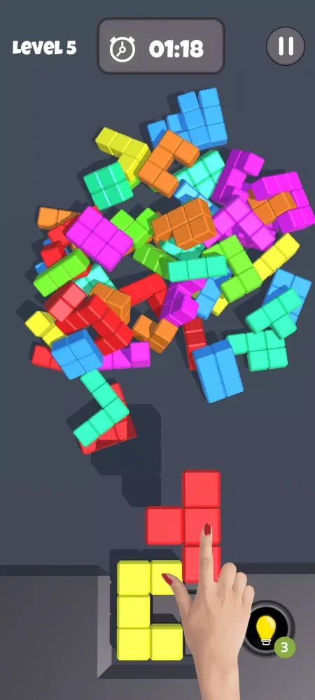 Скриншоты Cube Matcher 3D