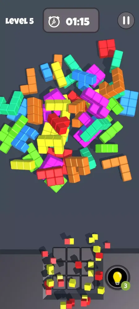 Скриншоты Cube Matcher 3D