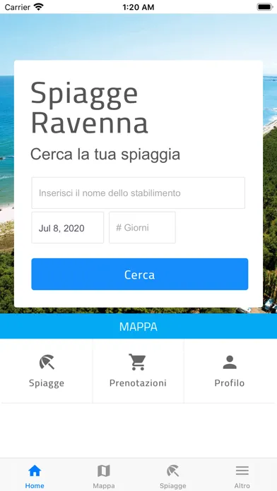 Tangkapan skrin Spiagge Ravenna
