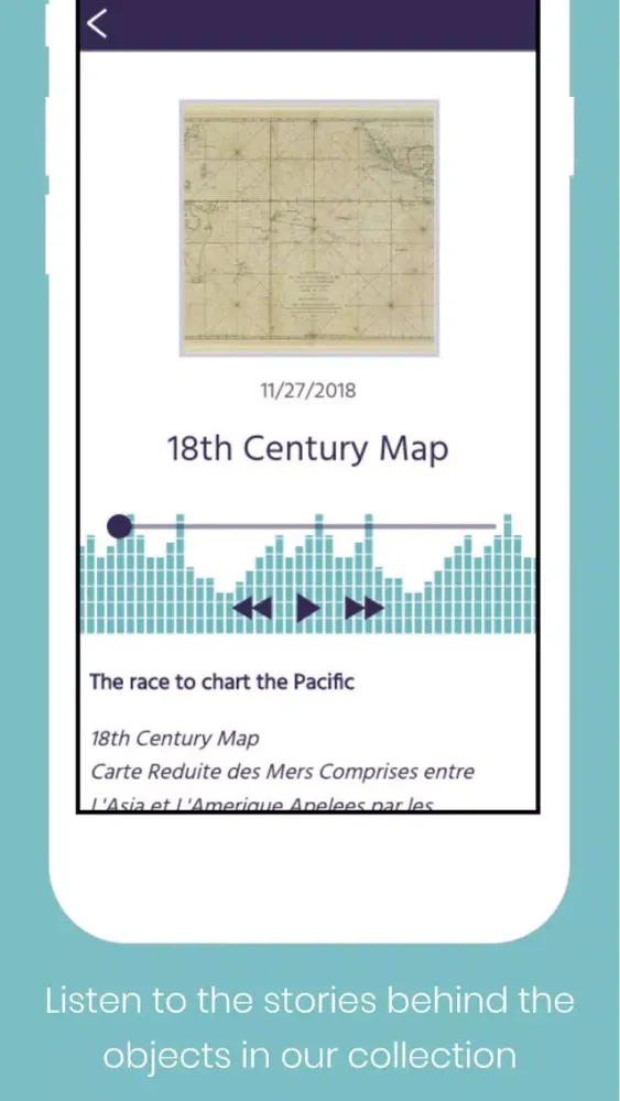 Capturas de tela do Maritime Museum Visitor App