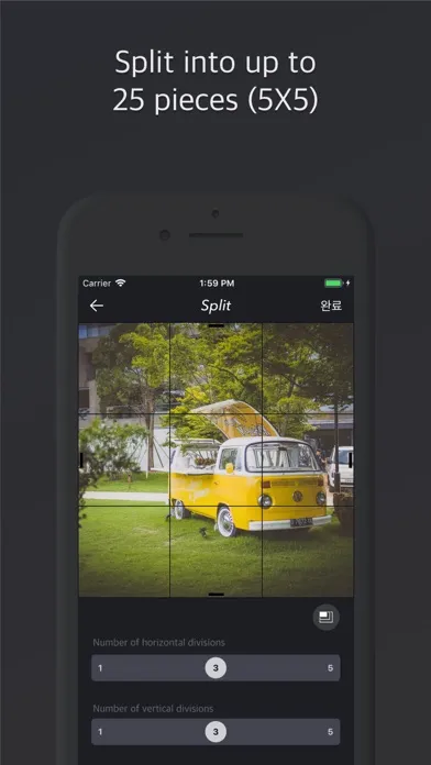 Screenshot di PhoSplit - Photo split & grid