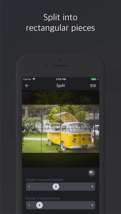 Screenshot di PhoSplit - Photo split & grid