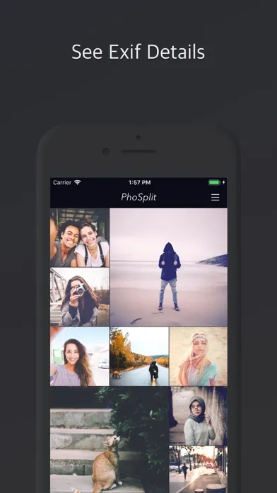 Screenshot di PhoSplit - Photo split & grid