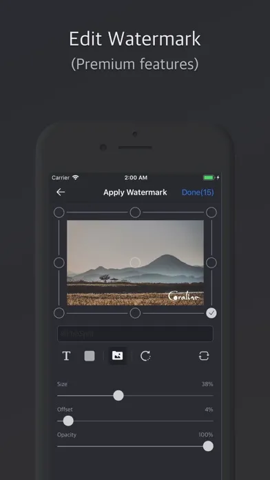Screenshot di PhoSplit - Photo split & grid