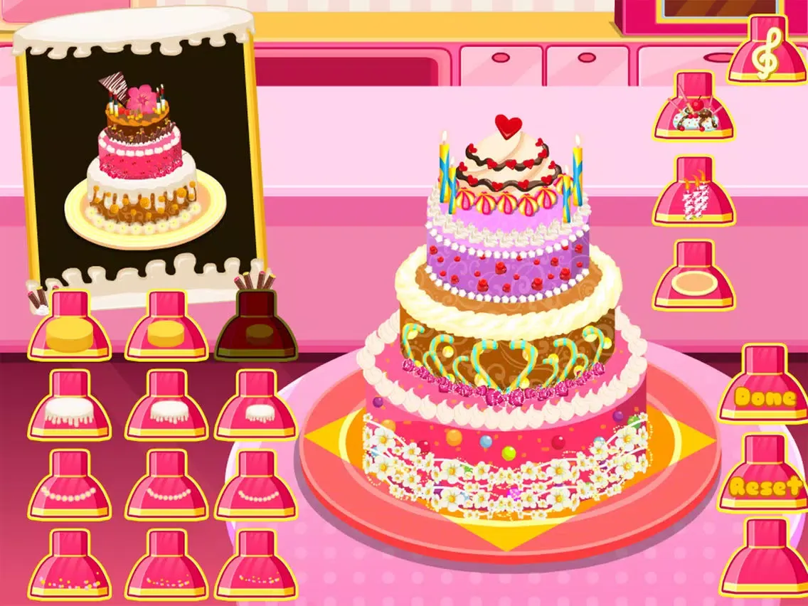 Anna Cooking Frozen Cake Chocolate maker Games iPad  Screenshots