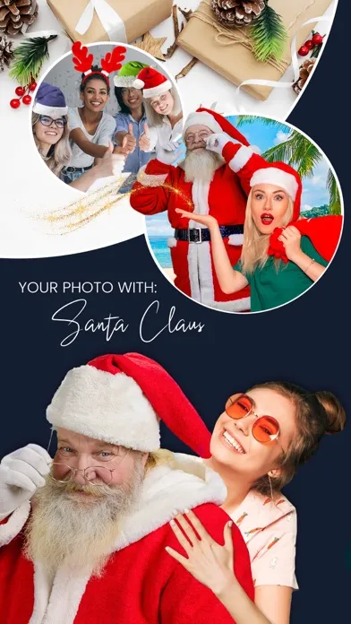 Captures d'écran de My christmas selfie with santa