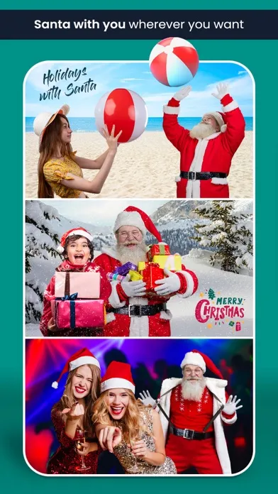 Captures d'écran de My christmas selfie with santa