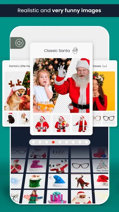 Captures d'écran de My christmas selfie with santa