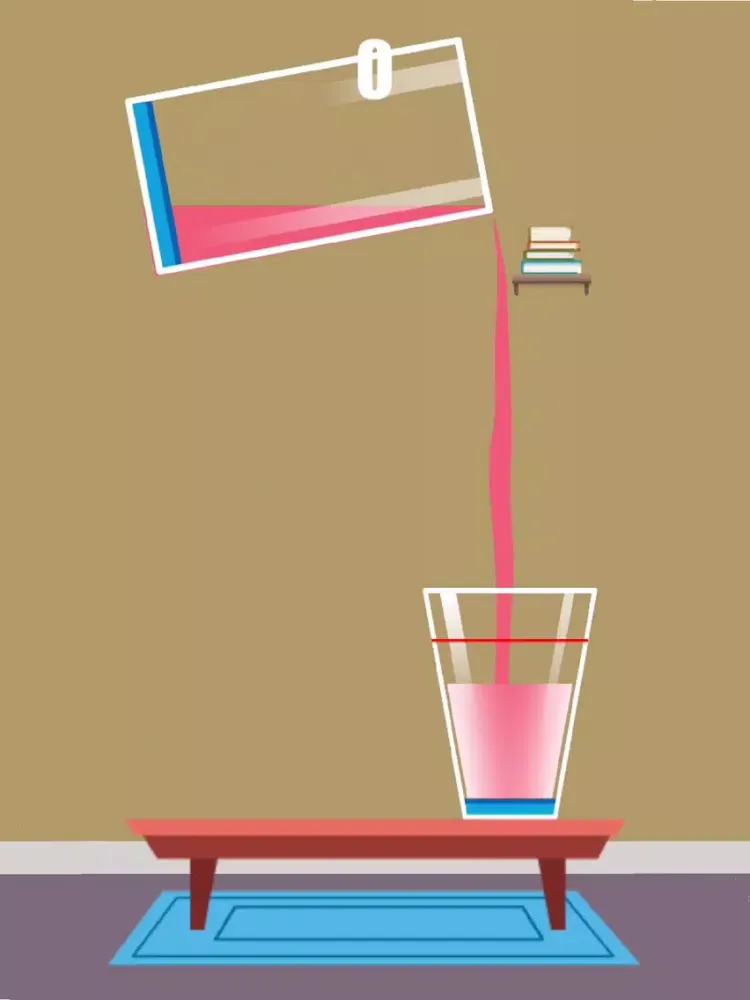 Tangkapan skrin Fill It! - 2 Cups iPad 